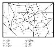 Coloriage Magique addition avec des numéros