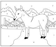 Coloriage &Acirc;ne de ferme