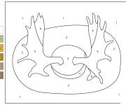 Coloriage Dessin de Bois de cerf