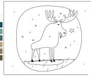 Coloriage &Eacute;lan par num&eacute;ro &agrave; colorier