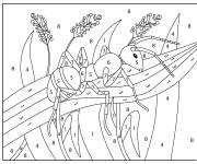 Coloriage Fourmi cp par num&eacute;ro