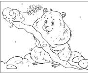 Coloriage Hamster par num&eacute;ro