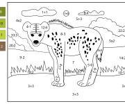 Coloriage Hy&egrave;ne en math&eacute;matique par num&eacute;ro