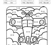 Coloriage Avion magique ce1