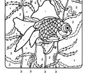 Coloriage Dessin poisson en magique ce1