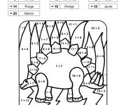 Coloriage Dinosaure magique ce1