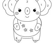 Coloriage et dessins gratuit Koala en magique CE1 à imprimer