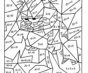 Coloriage Magique ce1 chat de bande anim&eacute;e