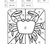Coloriage Magique ce1 crabes