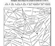 Coloriage Magique ce1 de lettres et de mots