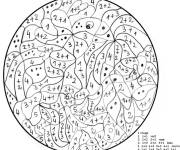 Coloriage Magique CE1 forme mandala