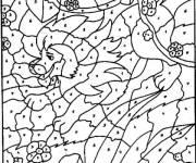 Coloriage Magique ce1 le lion Simba