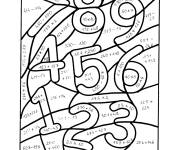 Coloriage Magique CE1 nombres et math&eacute;matiques