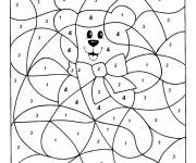 Coloriage Magique ce1 ours en peluche