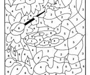 Coloriage Magique ce1 p&egrave;re noel