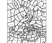 Coloriage Magique CE1 pour trouver les doubles