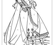 Coloriage Magique CE1 raiponce facile