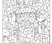 Coloriage Magique CE1 taureau de bande anim&eacute; par num&eacute;ro
