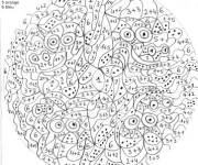 Coloriage Mandala Magique CE1 petite section