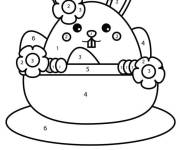 Coloriage Petit lapin magique CE1