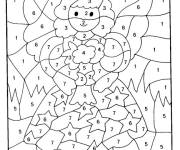 Coloriage et dessins gratuit Princesse magique ce1 pour filles à imprimer