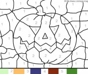 Coloriage et dessins gratuit Magique Facile citrouille à imprimer