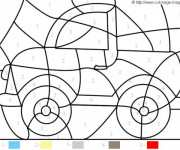 Coloriage et dessins gratuit Magique Maternelle La Voiture à imprimer