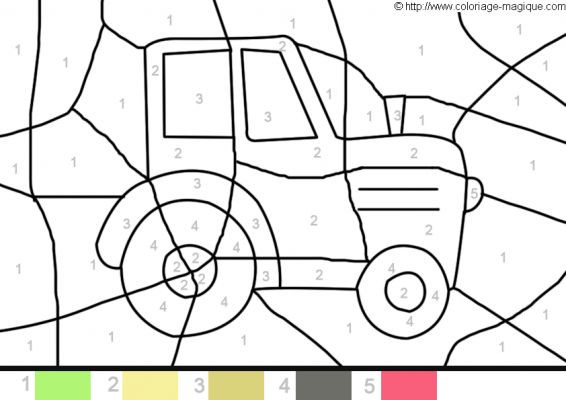 Coloriage Tracteur Gratuit A Imprimer