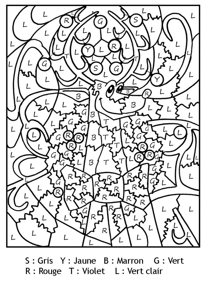 Coloriage Magique Lettres gratuit à imprimer liste 20 à 40