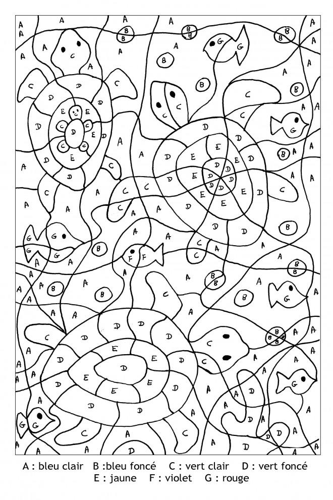 Coloriage Magique Lettres Alphabet dessin gratuit à imprimer