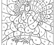 Coloriage Magique Lettres gratuit à imprimer