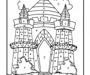 Coloriage et dessins gratuit Magique Lettres Le Palais à imprimer