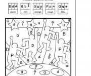 Coloriage et dessins gratuit Magique reconnaissance des Lettres à imprimer