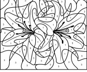 Coloriage Magique Fleurs en couleur