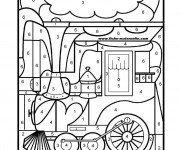 Coloriage et dessins gratuit Magique Maternelle numéroté à imprimer