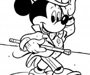 Coloriage Magique Mickey Mouse Maternelle