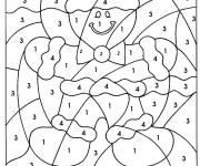 Coloriage Les biscuits au pain magique no&euml;l