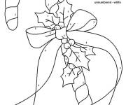 Coloriage Magique Noel Bonbon sucr&eacute; par num&eacute;ros