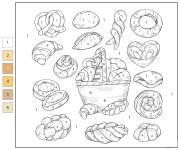 Coloriage Boulangerie par num&eacute;ro