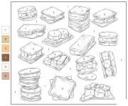Coloriage S'more magique par num&eacute;ro