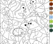 Coloriage Animaux Magique pour adultes