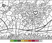 Coloriage Des amoureux Magique pour adultes