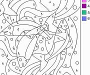 Coloriage Des poissons magique