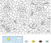 Coloriage Enfants en s'amusant num&eacute;rot&eacute;