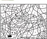 Coloriage et dessins gratuit H&eacute;risson Magique pour adultes à imprimer