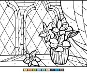 Coloriage Jonquille magique pour adulte