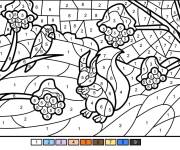 Coloriage La nature dans la foret Magique pour adultes