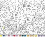 Coloriage Le fond marin magique pour adulte