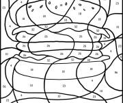 Coloriage magique par num&eacute;ro pour adulte