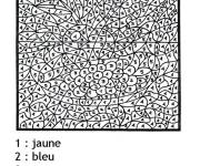 Coloriage Puzzle des chiffre &agrave; colorier